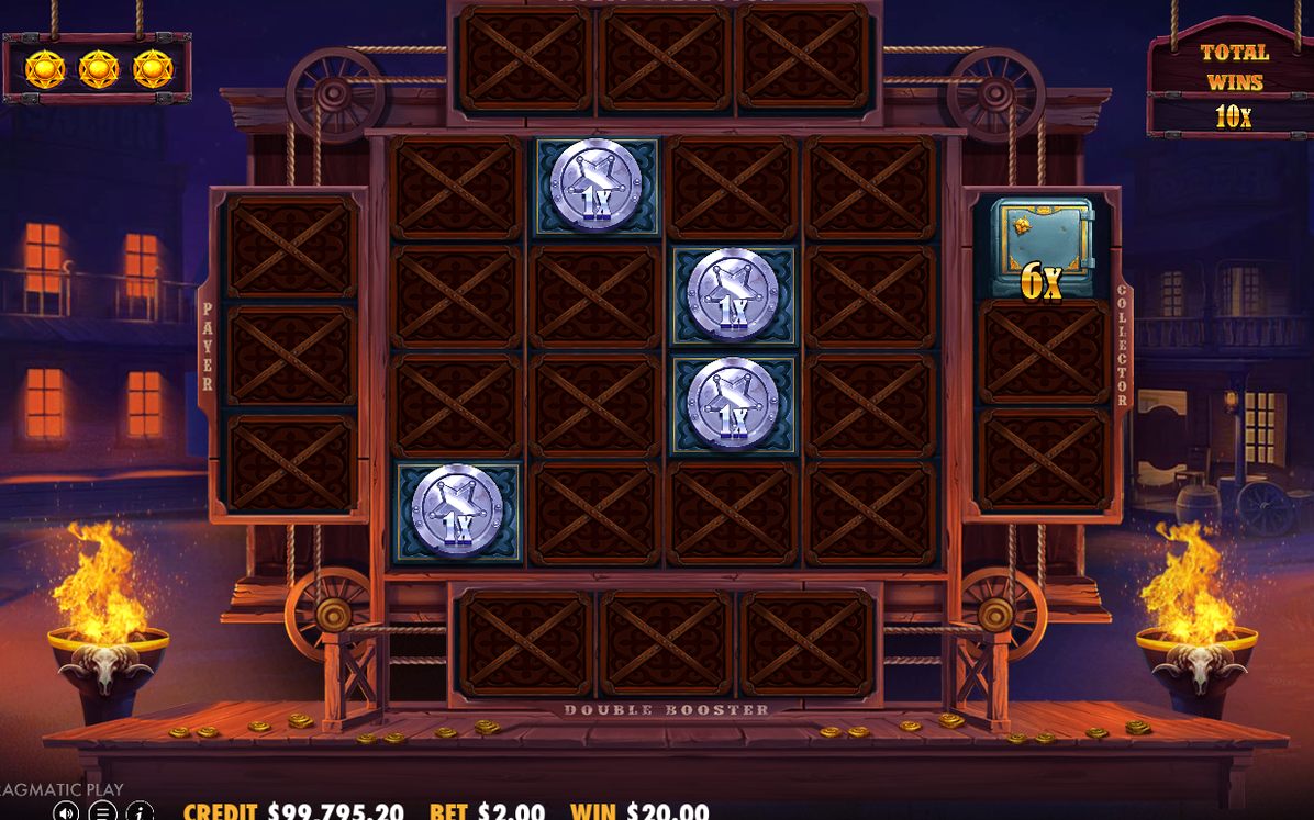Original Free Respins round on the six-reel grid